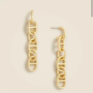 *NEW* J. Crew Signature Gold-Link Earrings